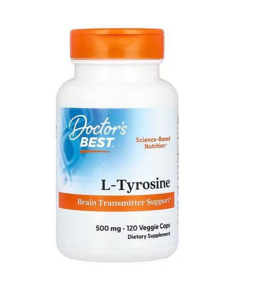 DOCTOR'S BEST Best L-Tyrosin, 500 mg (120 vcaps)