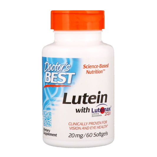 DOCTOR'S BEST Lutein with Lutemax, 20 mg (60 Softgels)
