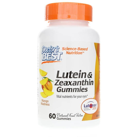 DOCTOR'S BEST Lutein & Zeaxanthin, Mango Madness (60 gummies)