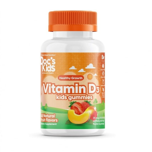 D3-VITAMIINI / LASTEN GUMMYT / HEDELMÄN MAKUISET / 60 gummya