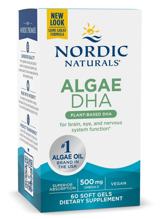 ALGAE DHA / VEGANSK OMEGA / 500mg / 60 mjuka kapslar