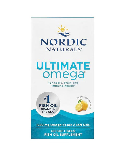 ULTIMATE OMEGA-3 / 1280 mg / SITRUUNA / 60 pehmokapselia