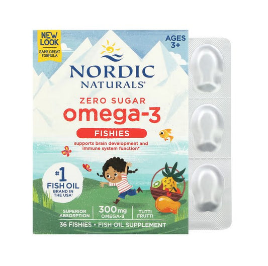 OMEGA-3 KALAT / LAPSILLE / TUTTI FRUTTI / 300 mg / 36 kalaa