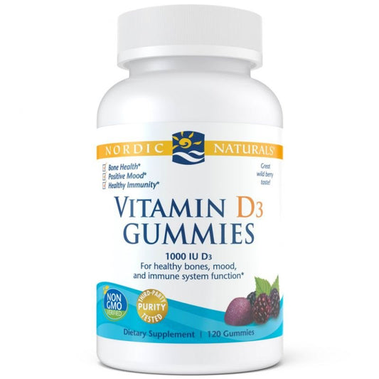 D3 GUMMYT / 1000 IU / VILDJURSBÄR SMAK / 120 gummier