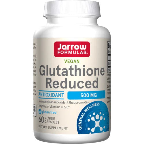 GLUTATHIONE / REDUCED FORM / 500 mg / 60 veg caps.