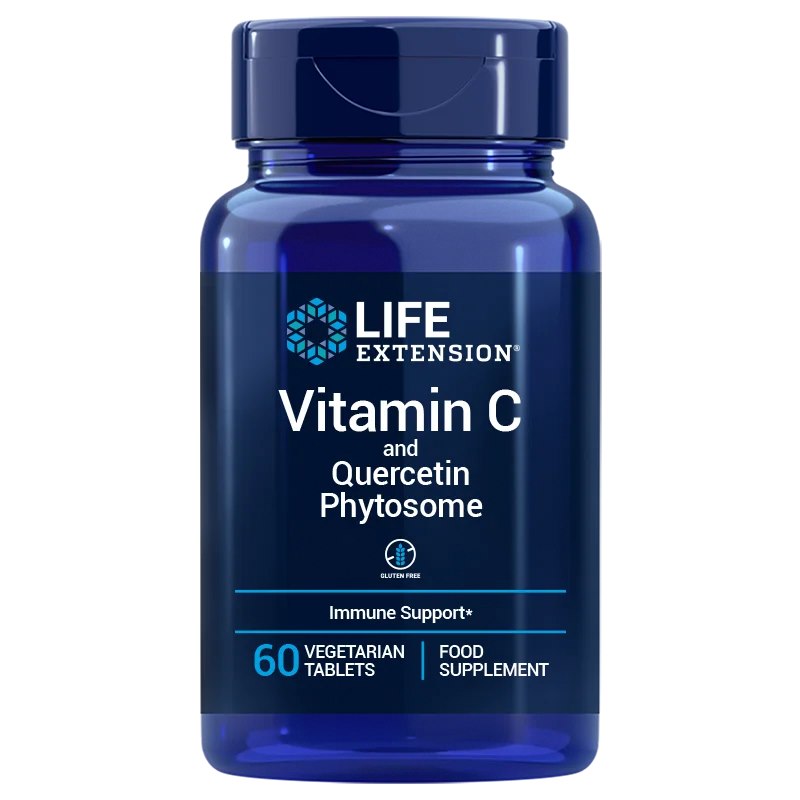 C-VITAMIINI + LUOMU KVERSETIINI FYTOSOMI / 60 vkaps.