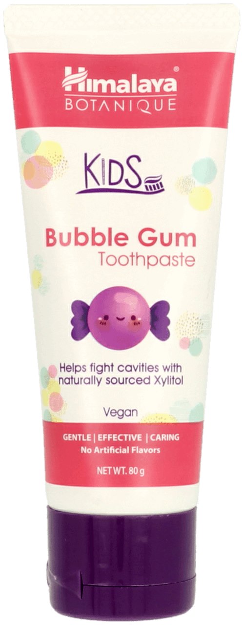 HIMALAYA Kids Toothpaste, Bubble Gum (80 g / 2.822 oz.)