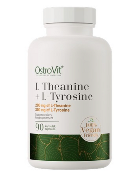 L-TEANIINI + L-TYROSIINI / VEGE / 90 kpl