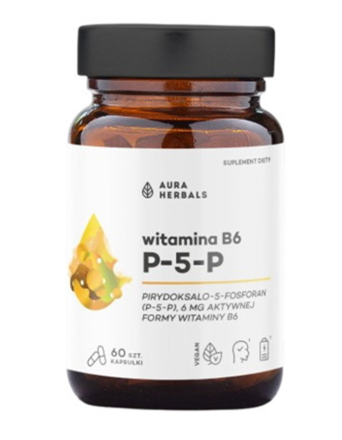 B6-VITAMIINI P-5-P / 6 mg / 60 kaps.