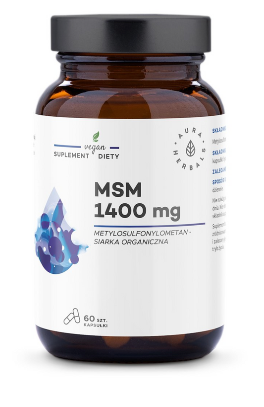 MSM / ORGAANINEN RIKKI / 1400 mg / 60 kaps.