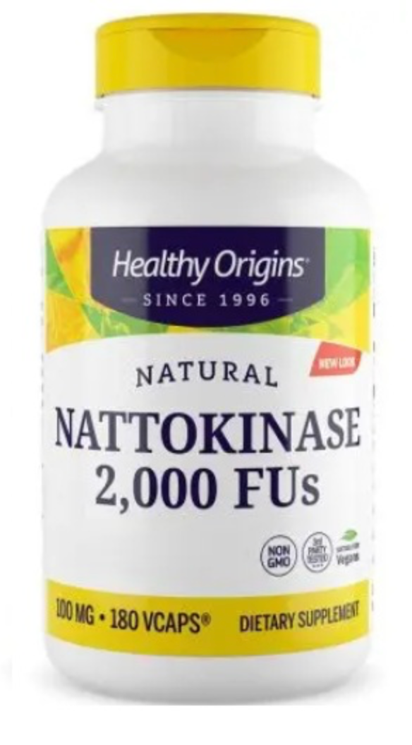 LUONNOLLINEN NATTOKINAASI / 100 mg / 180 kaps.