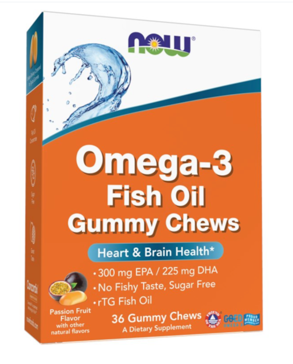 OMEGA-3 GUMMY LAPSILLE / PASSIONHEDELMÄ / 36 gummya