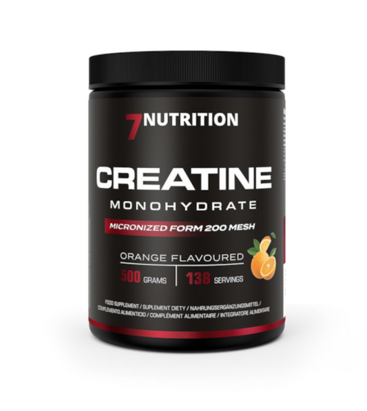 MIKRONISOITU KREATIINIMONOHYDRAATTI / APPELSIINI / 500 g