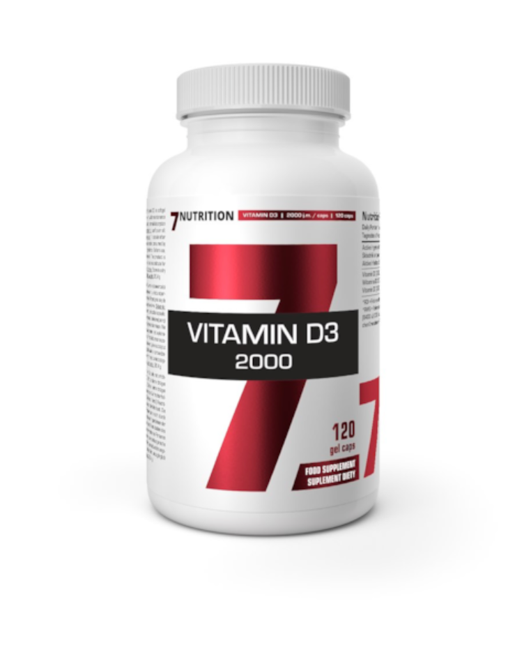 D3 VITAMIINI / 2000 IU / 120 kaps.