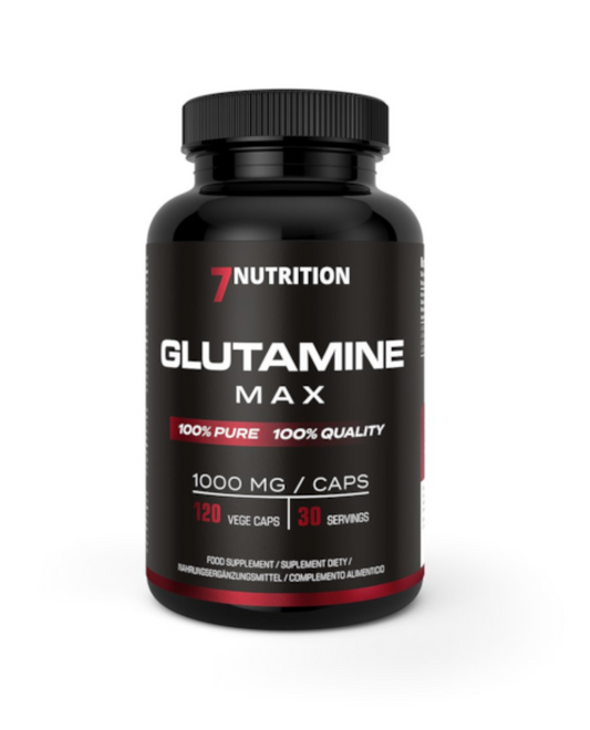 GLUTAMINE MAX / 100% GLUTAMIINI / 1000 mg / 120 kaps.