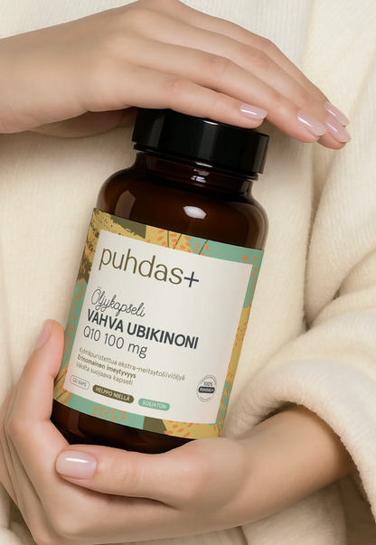 VAHVA UBIKINONI Q10 / OLIIVIÖLJYSSÄ / 100 mg / 60 vkaps.