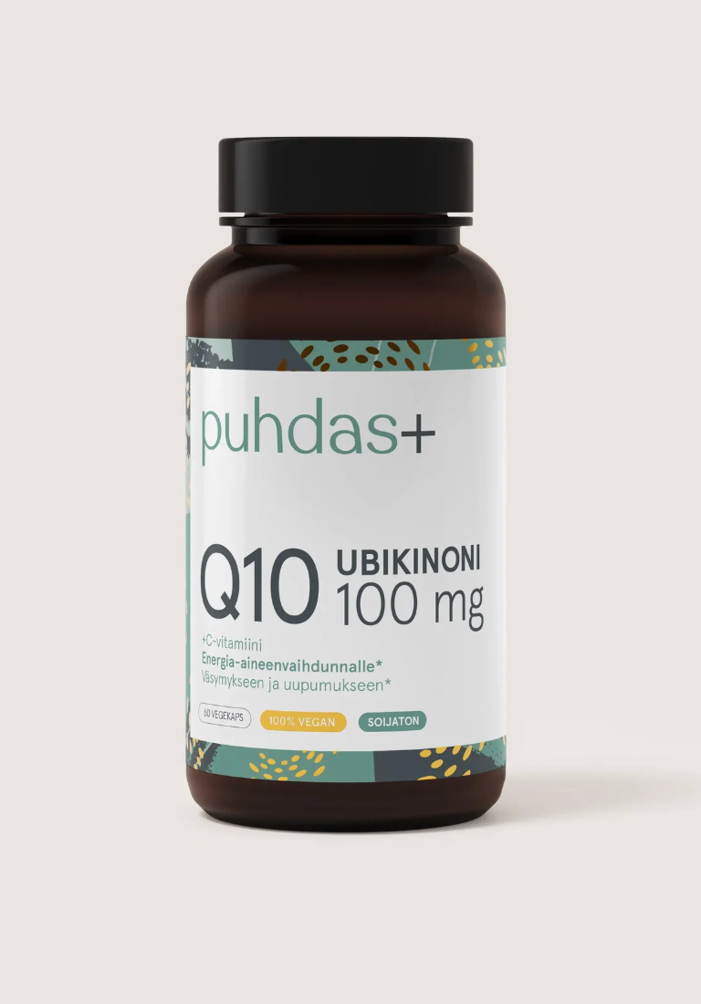 UBIKINONI Q10 + C-VITAMIINI / 100 mg / 60 kaps.
