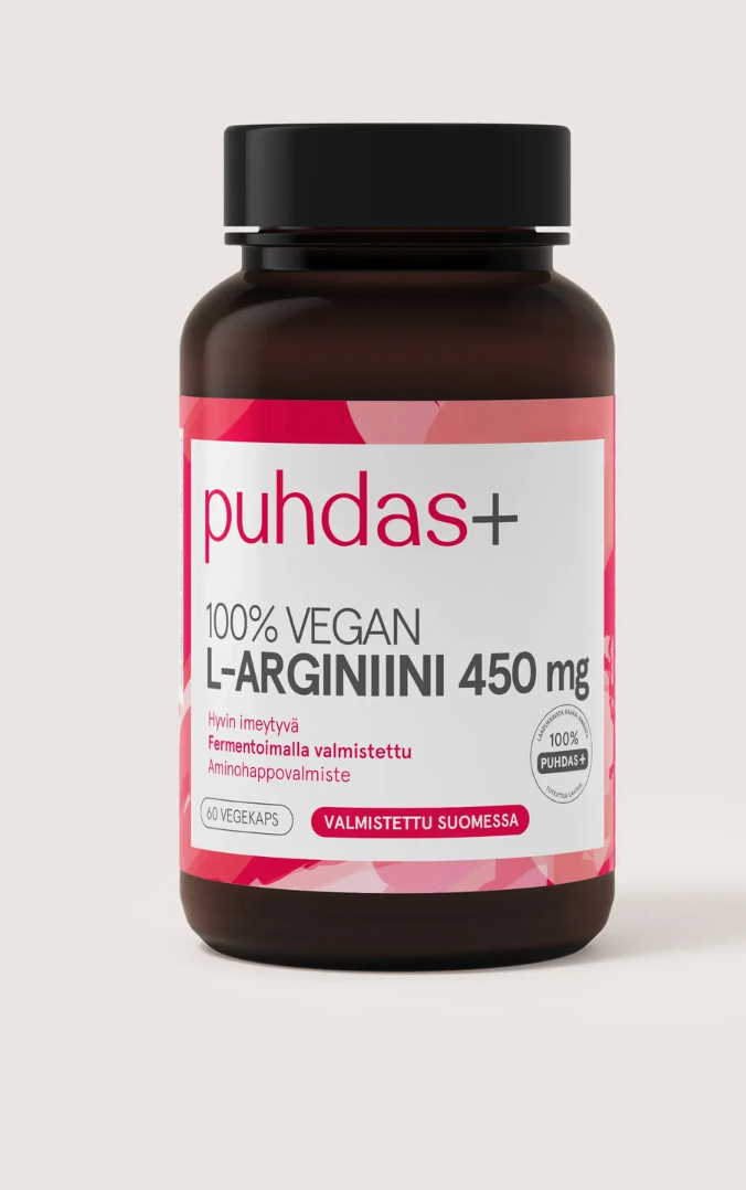 L-ARGINIINI /  VAPAA MUOTO / 450 mg / 60 kaps.