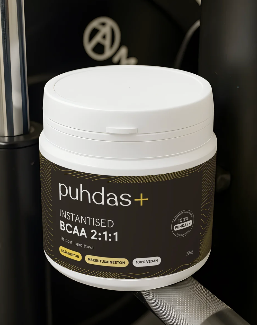 100% BCAA JAUHE / VÄLITÖN LIUKENEMINEN / 225 g