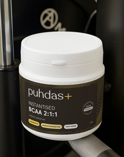 100% BCAA JAUHE / VÄLITÖN LIUKENEMINEN / 225 g