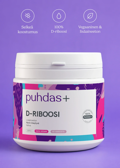 100% D-RIBOOSIJAUHE / 200 g