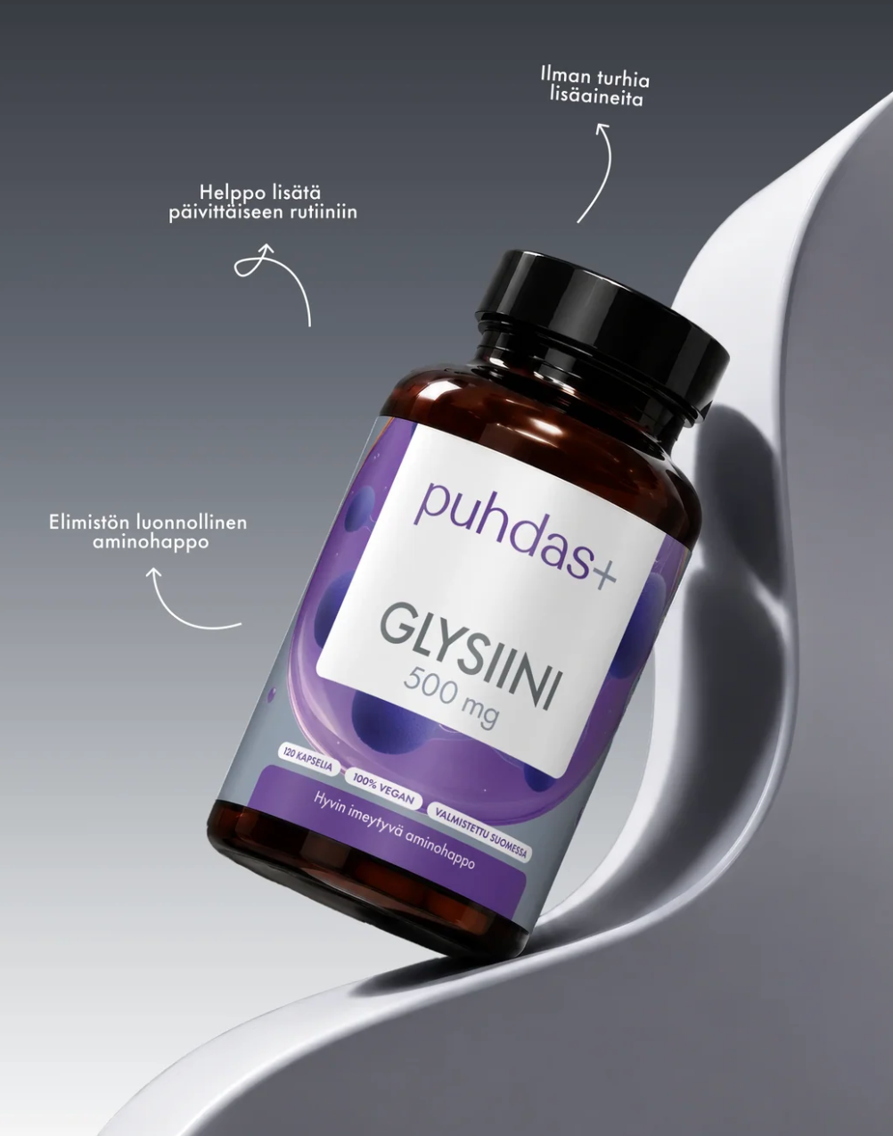 GLYSIINI / 500 mg / 120 kaps.