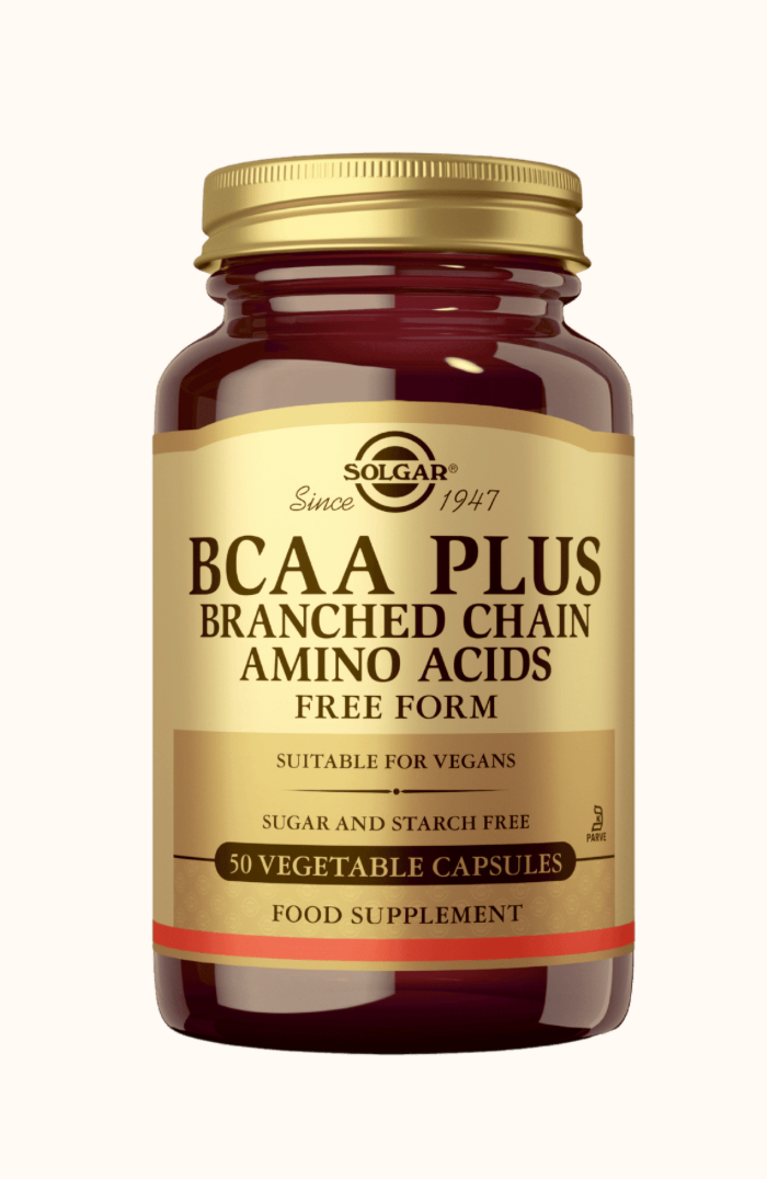 BCAA PLUS / HAARAKETJUISET AMINOHAPOT / 50 kaps.