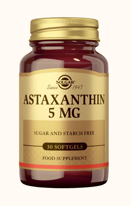 ASTAKSANTIINI LEVÄSTÄ / 5 mg / 30 pehmokapselia