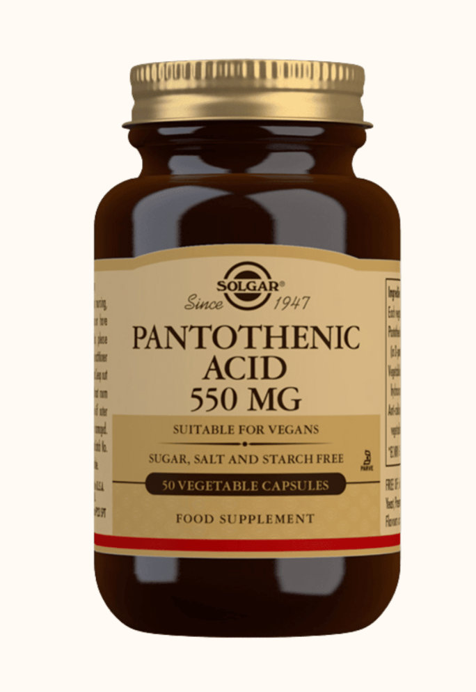 PANTOTEENIHAPPO / 550 mg / 50 kaps.