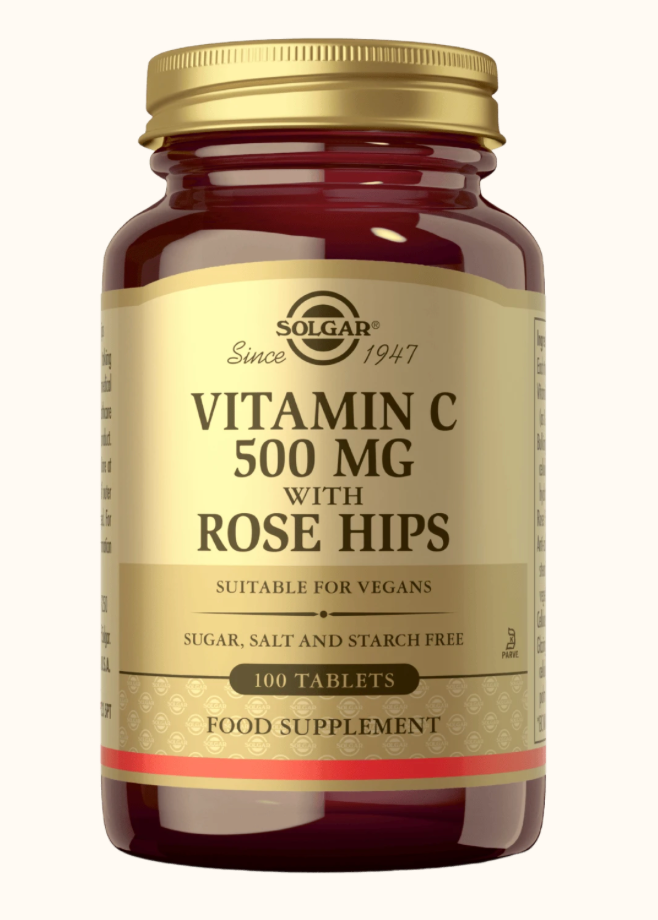 C-VITAMIINI + RUUSUNMARJA / 500 mg / 100 tabl.