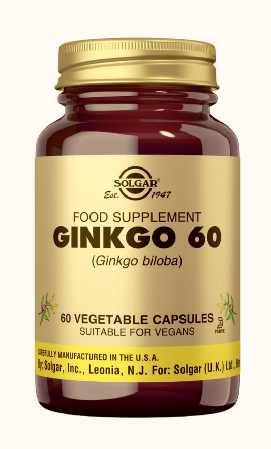 GINKGO BILOBA-UUTE / 60 mg / 60 kaps.