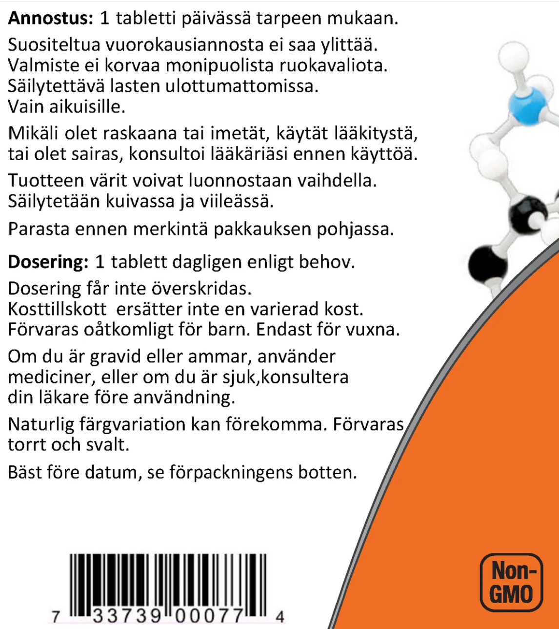 L-KYSTEIINI + C + B6 / 500 mg / 100 tabl.