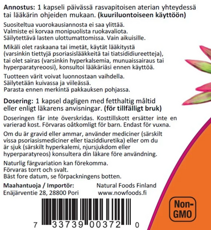 D3-VITAMIINI / 5000 IU / 125 mcg / 120 softgeliä