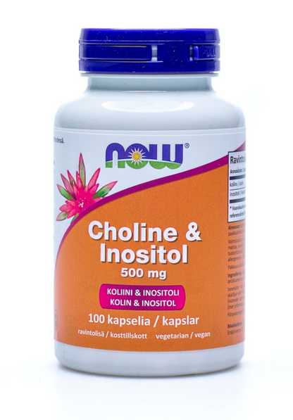 KOLIINI & INOSITOLI / 250mg + 250mg / 100 kaps.