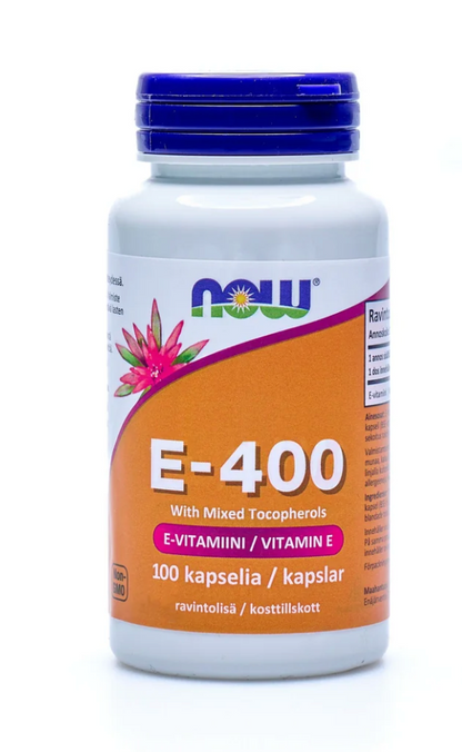 E-400 / E-VITAMIINI / 400 IU (268mg) / 100 pehmokapselia.