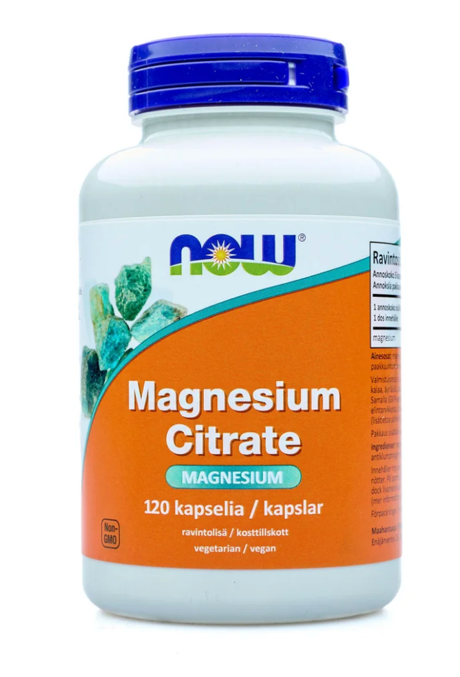 MAGNESIUMSITRAATTI / 400 mg / 120 vkaps.