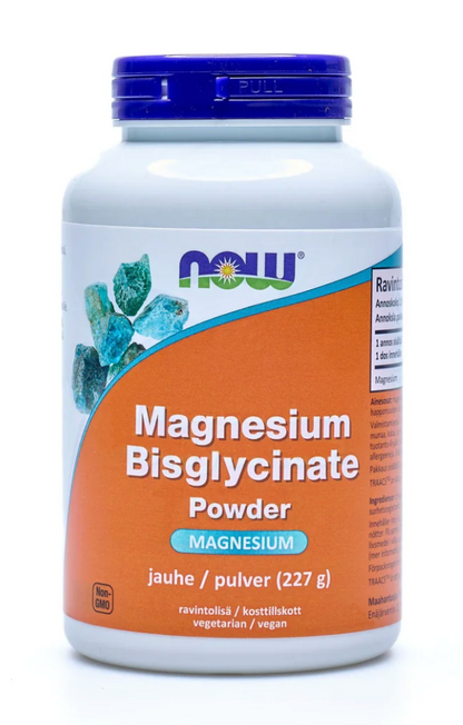 MAGNESIUMBISGLYSINAATTI / JAUHE / ALBION / 227 g