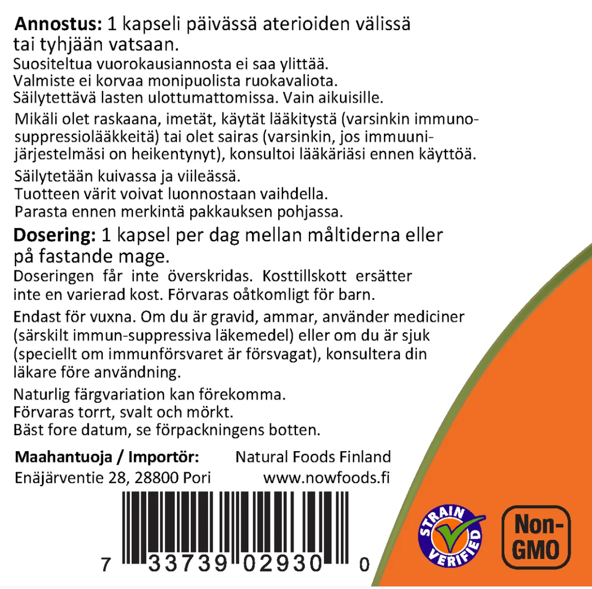 ACIDOPHILUS & BIFIDUS / 8 miljardia / 60 kaps.