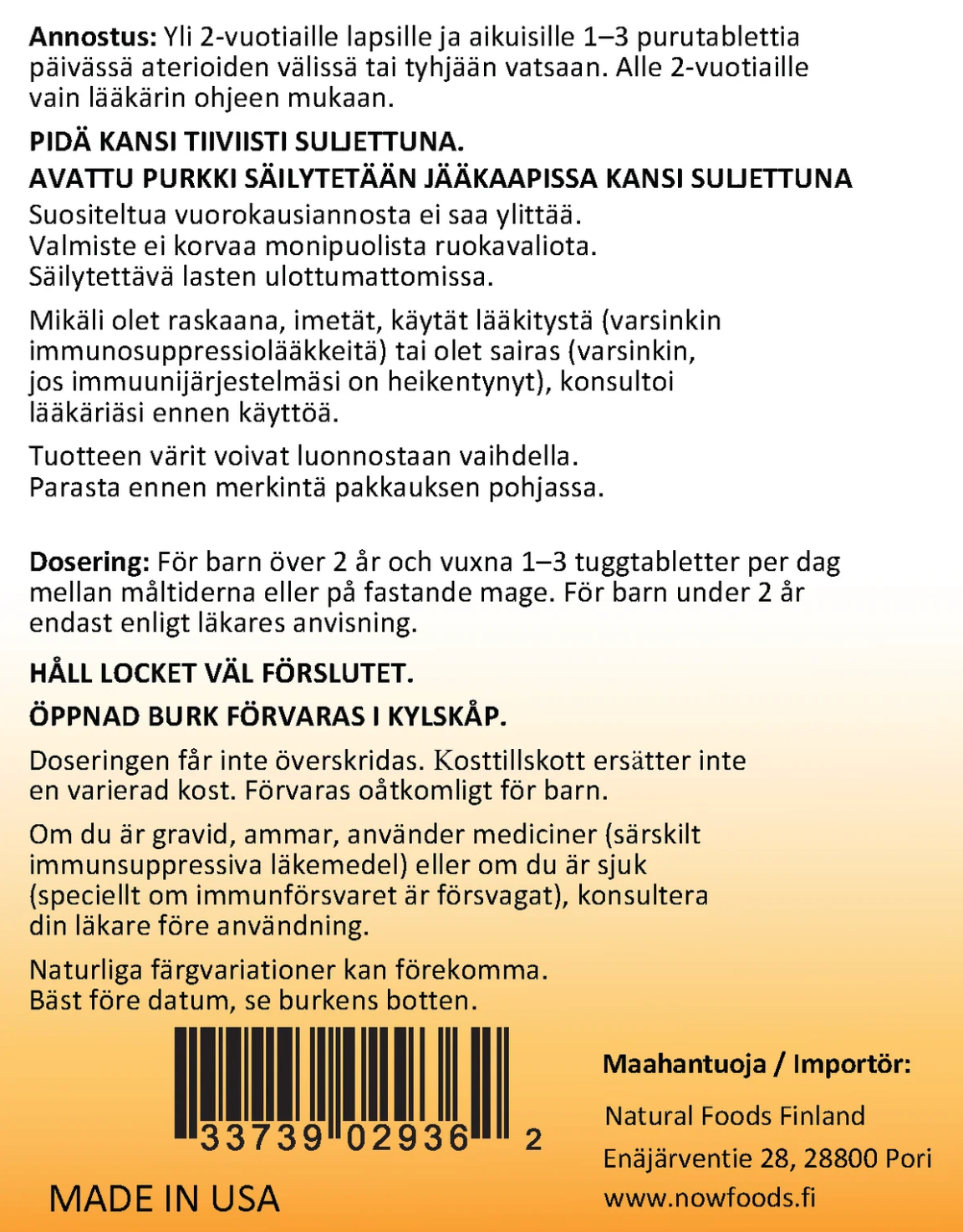 BERRYDOPHILUS / LASTEN PROBIOOTTI / 60 purutabl.