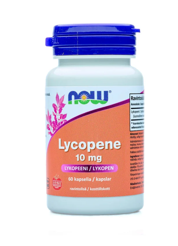 LUONTAINEN LYKOPEENI / 10 mg / 60 pehmokaps.