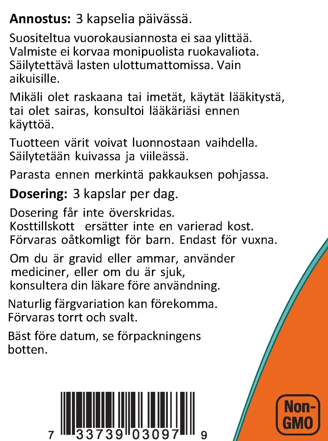 KALSIUM-D-GLUKARAATTI / 500 mg / 90 kaps.
