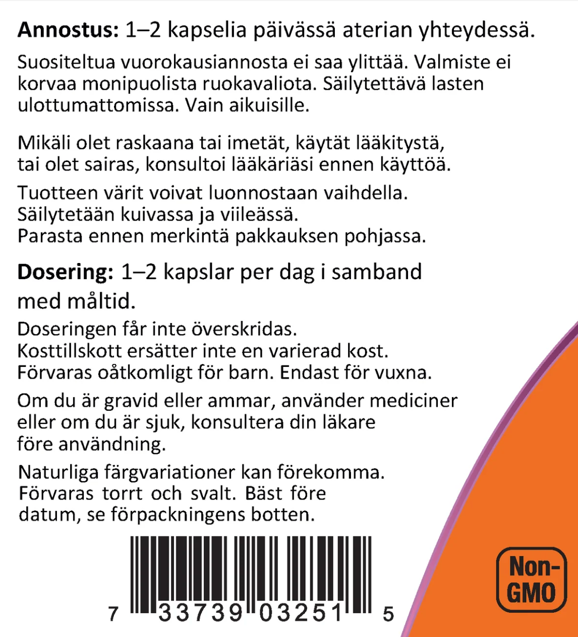 LUONTAINEN ASTAKSANTIINI / 4 mg / 60 kaps.