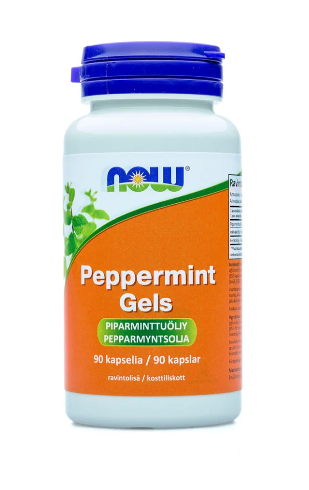 PEPPERMINT GELS / PIPARMINTTUÖLJY / 181 mg / 90 pehmokaps.