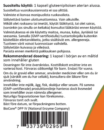 GLUTEN DIGEST / ENTSYYMISEKOITUS / 60 kaps.