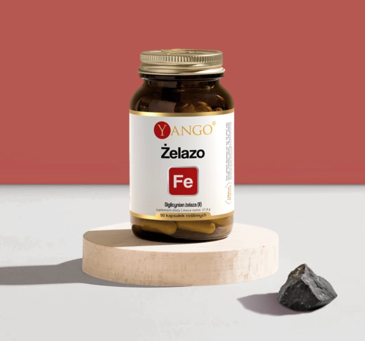 RAUTA BISGLYSINAATTI / 20 mg / 90 kaps.