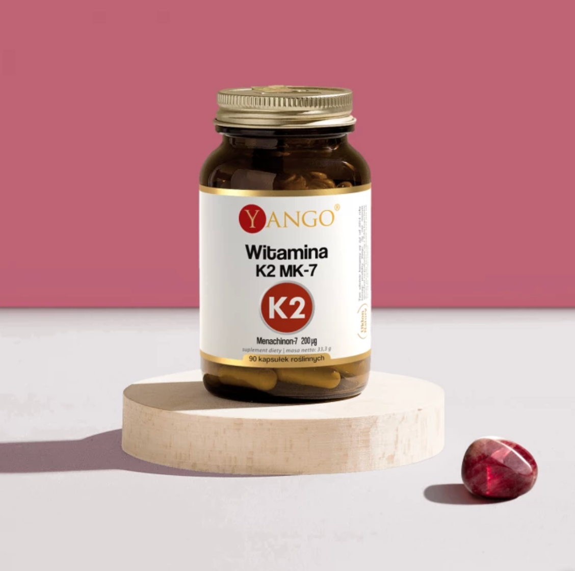 K2 MK-7 VITAMIINI / 200 mcg / 90 kaps.