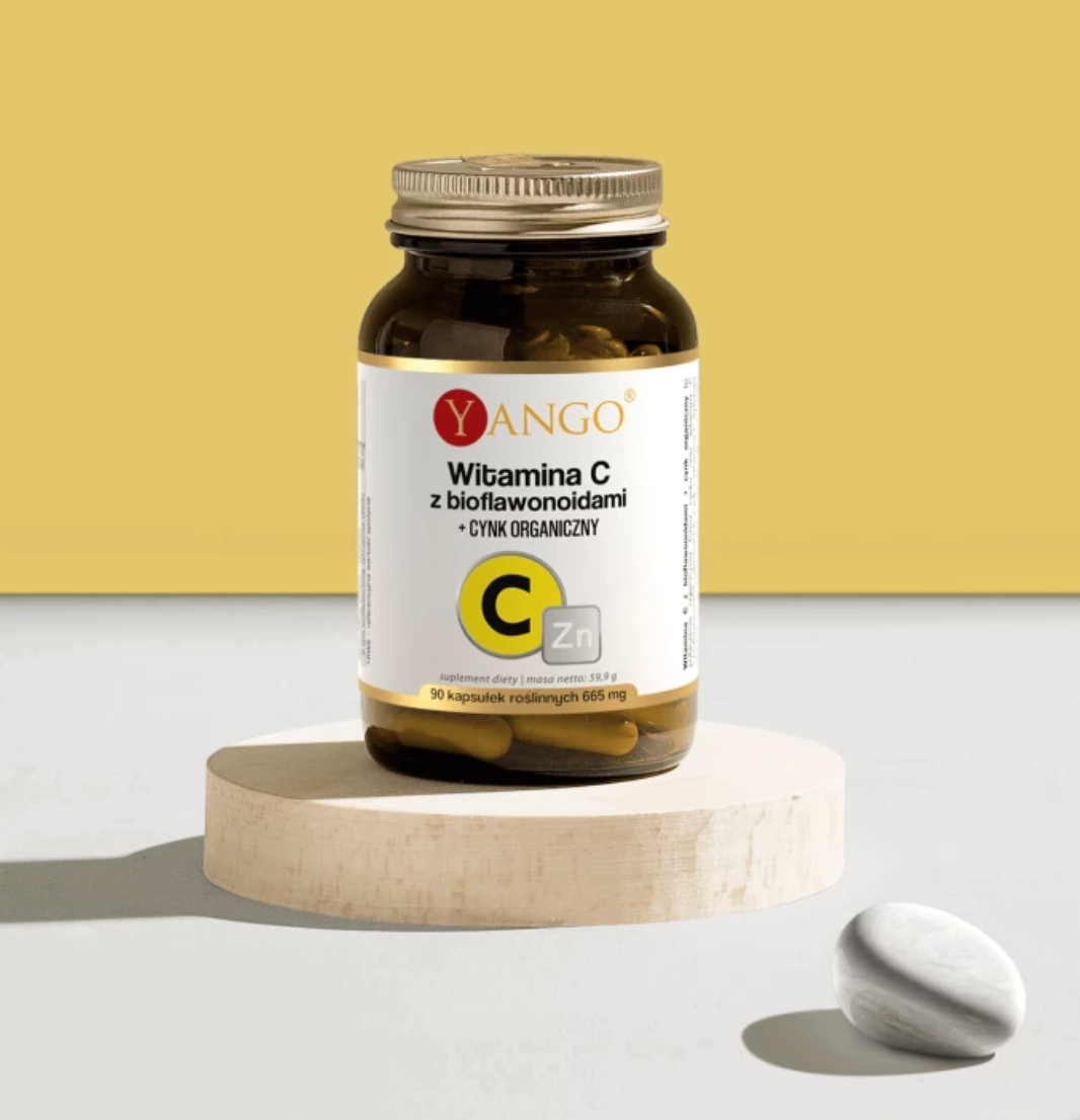 C-VITAMIINI FLAVONOIDEILLA + LUOMU SINKKI / 90 kaps.