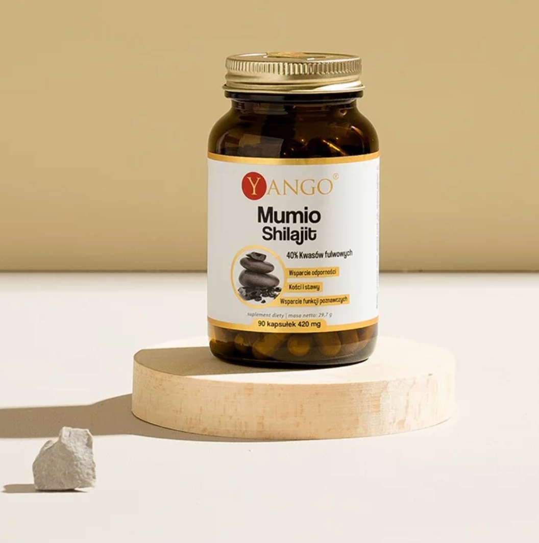 SHILAJIT -UUTE / 40% FULVOHAPPOJA / 330 mg / 90 kaps.