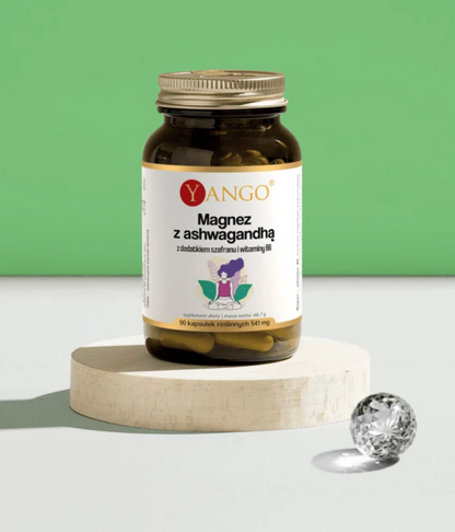 MAGNESIUM + ASHWAGANDHA + SAHRAMI + B6 / 90 kaps.