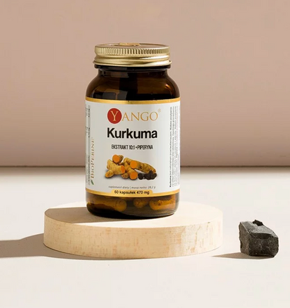 TURMERIC EXTRACT + PIPERINE / 60 capsules